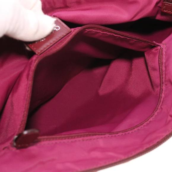 Christian Dior Trotter Canvas Shoulder Bag Red Auth rd4635 - Picture 11 of 16